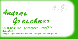 andras greschner business card